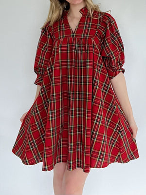 Fritz Plaid Mini Dress