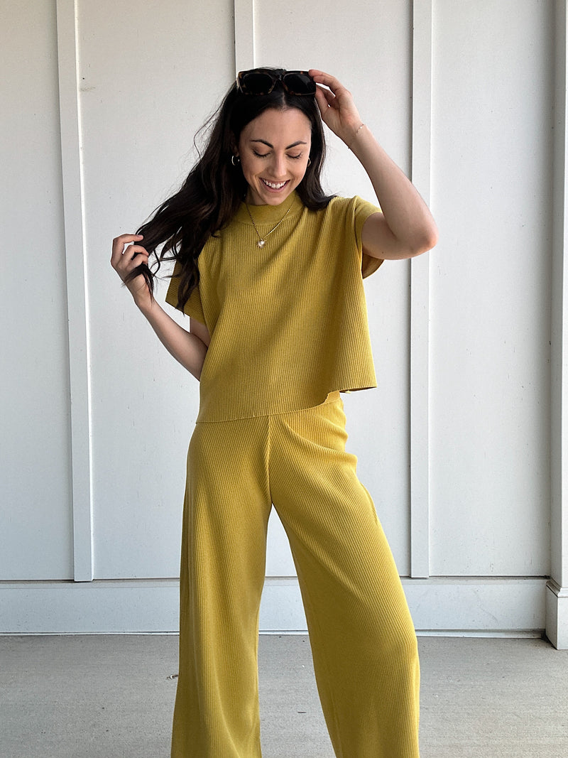 Leonie Top - Mustard