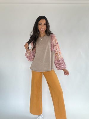 Northwest Wide Leg Pants - Mustard