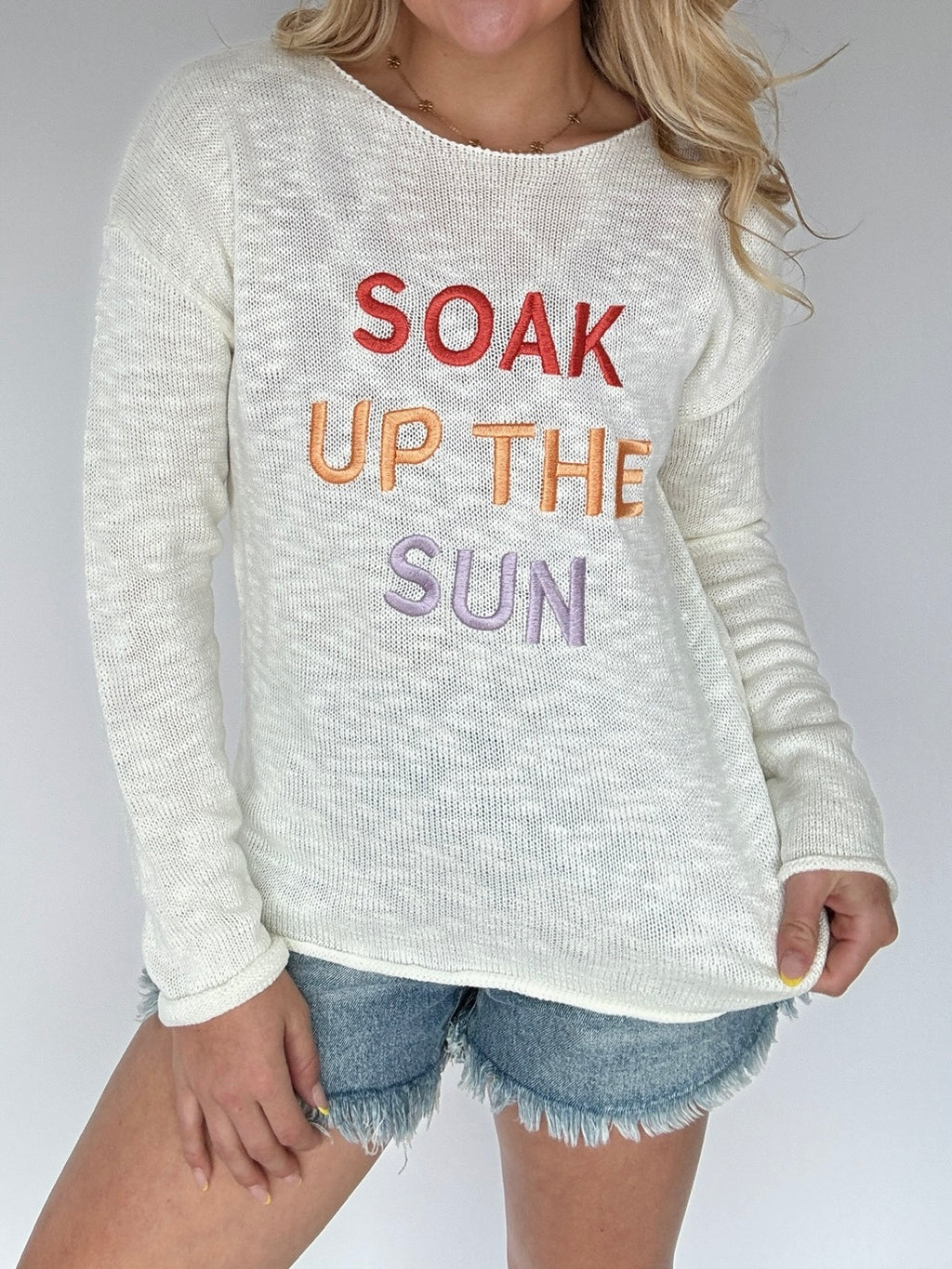 Soak Up The Sun Knit Top