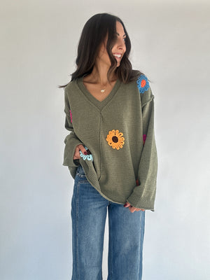 Flower Patch Sweater