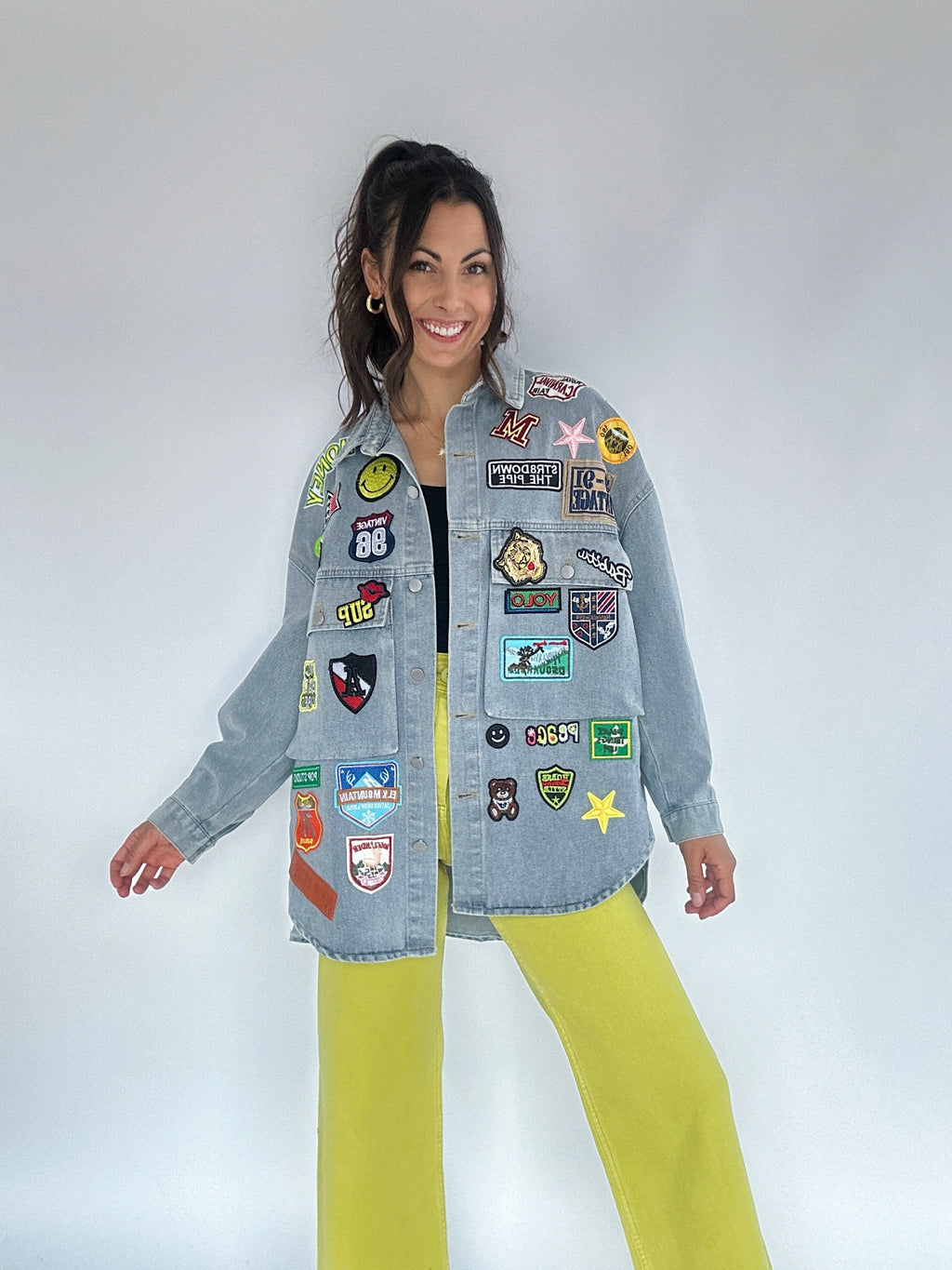 Patched Up Denim Jacket