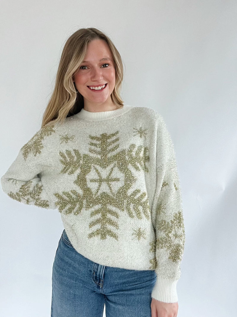 Snowflake Sparkle Sweater