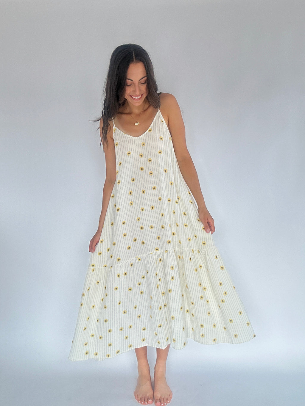 Sunflower Midi Dress