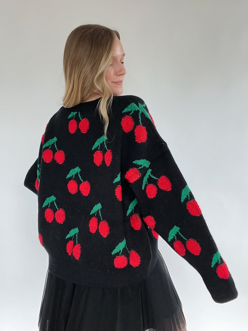 Wild Cherry Sweater