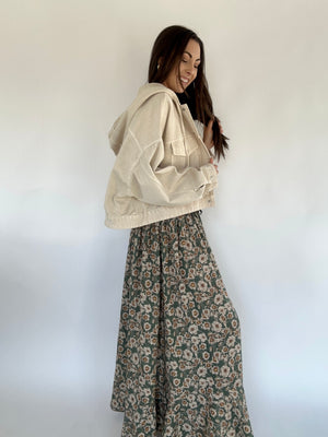 Lost And Found Floral Maxi Skirt