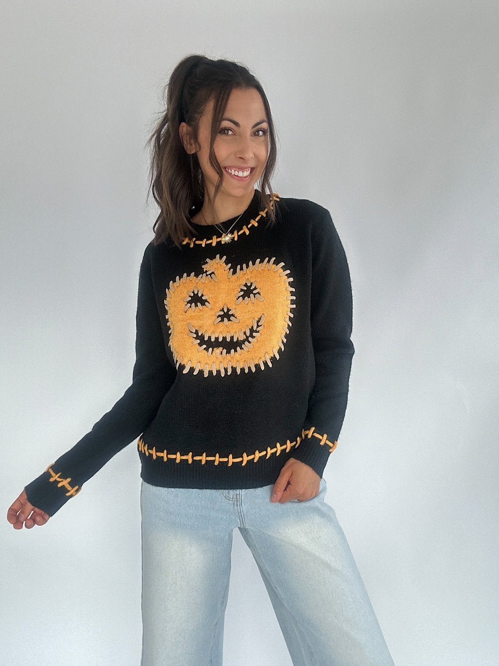 Pumpkin Stitch Sweater