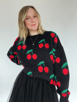 Wild Cherry Sweater