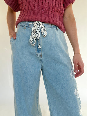 Alexa Floral Denim Pants