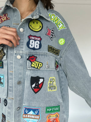 Patched Up Denim Jacket