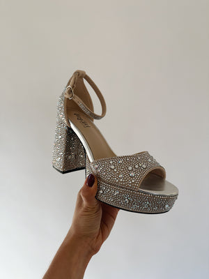 Ambition Rhinestone Heels