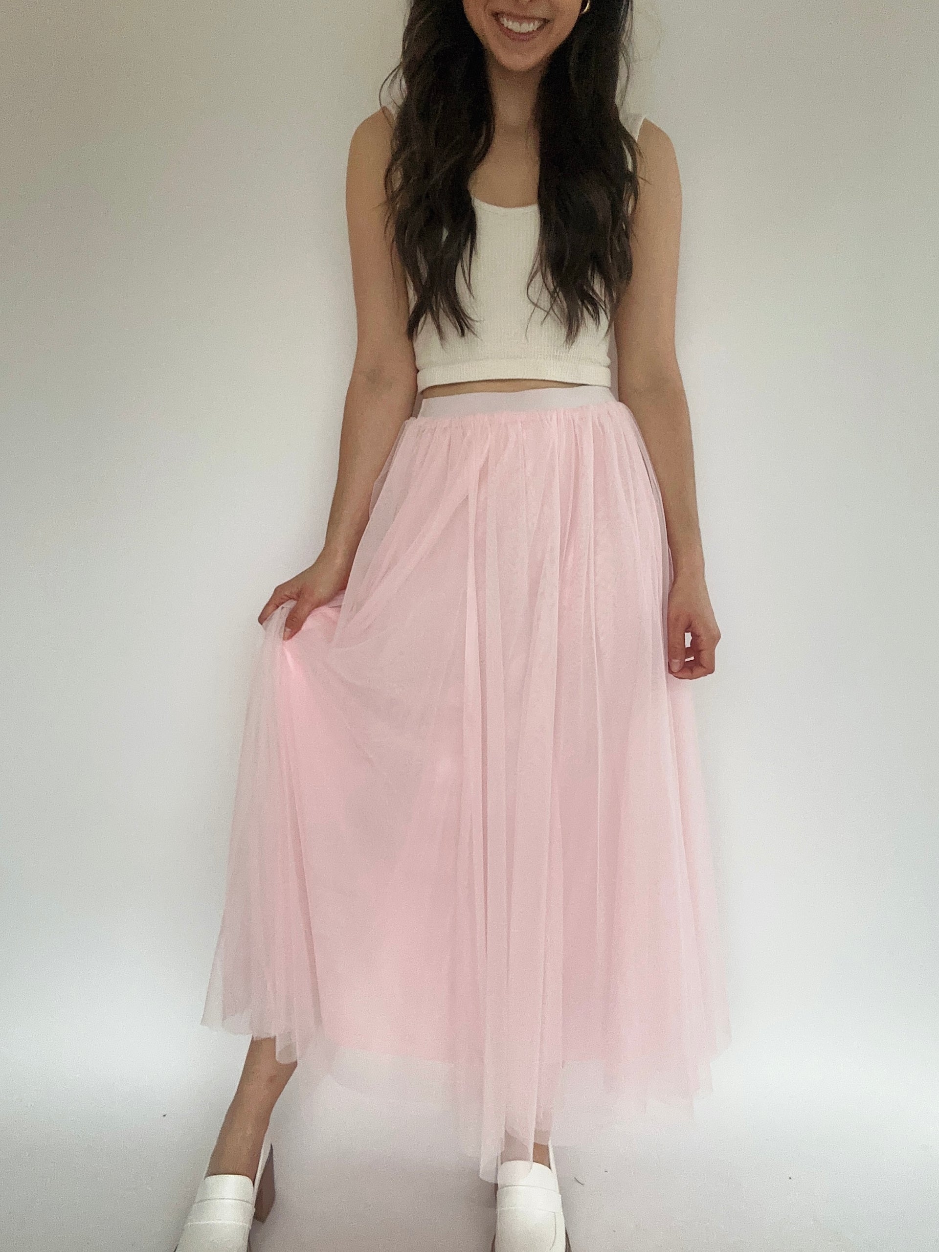 Lovely Darling Tulle Skirt Light Pink Small - Main Image