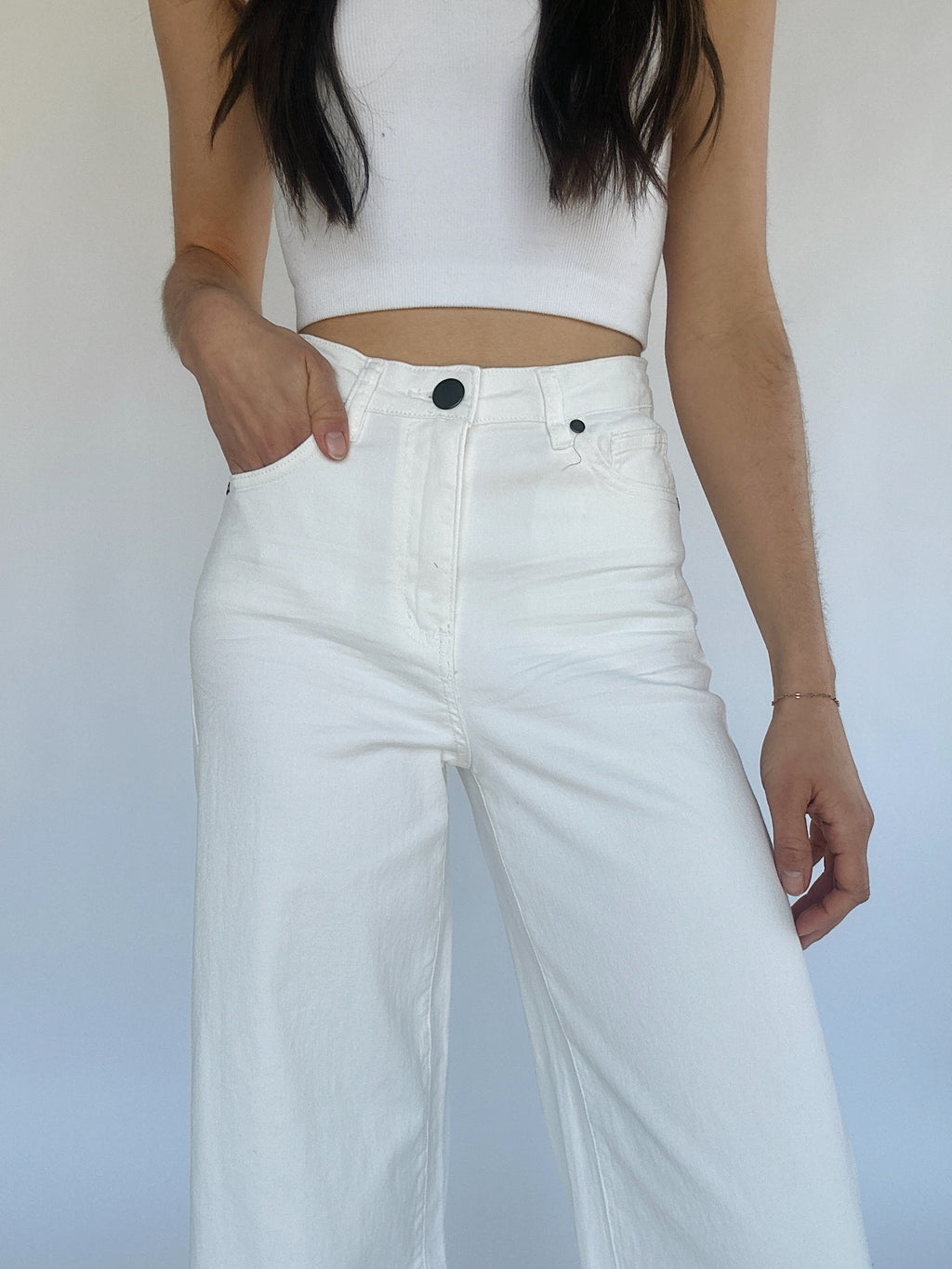 Northwest Wide Leg Pants - White