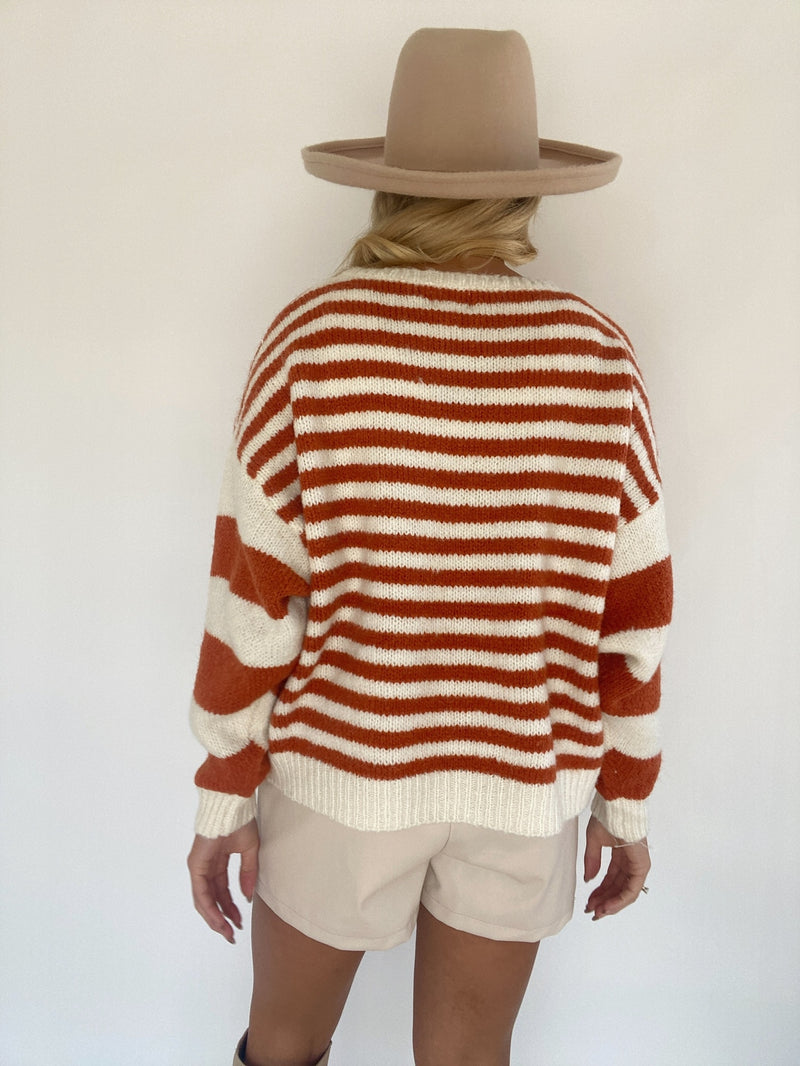 Talk About It Striped Sweater