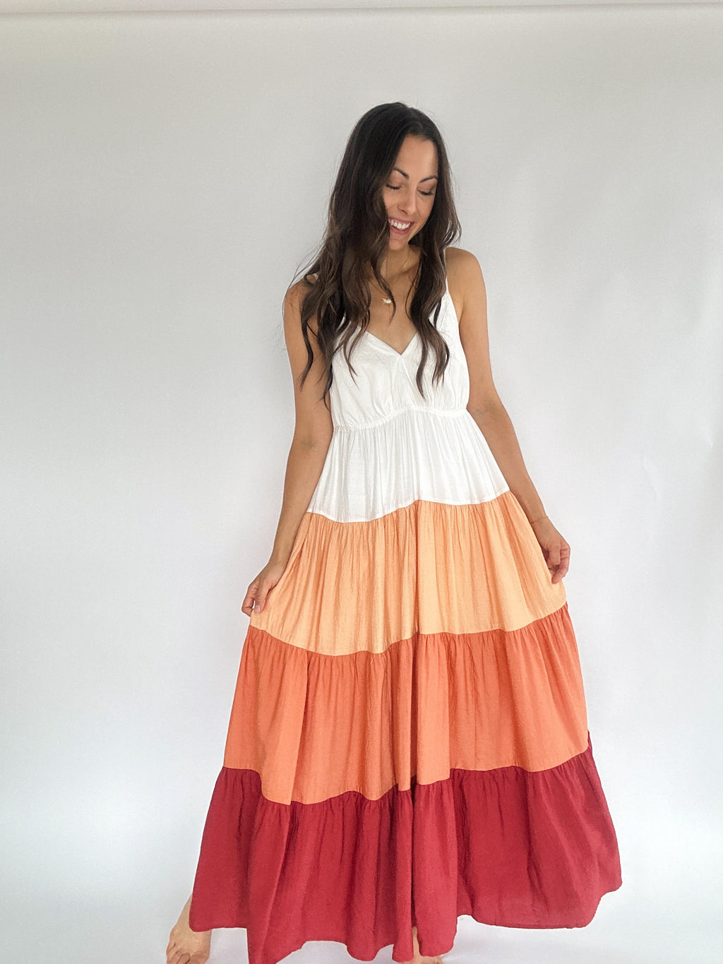 Bryce Colorblock Maxi Dress