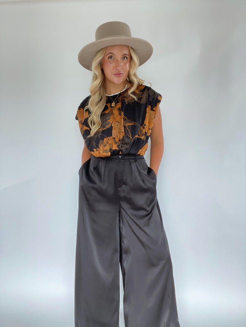 Better Said Satin Trouser Pants