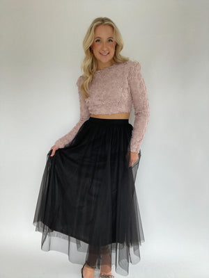 Lovely Darling Tulle Skirt - Black