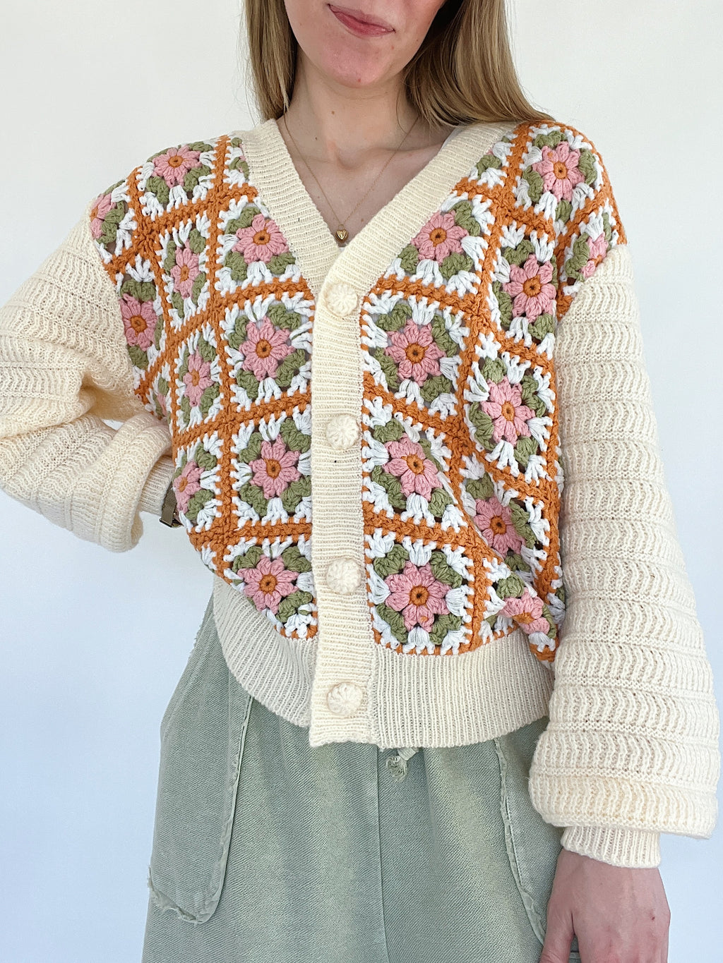 Then Again Crochet Cardigan