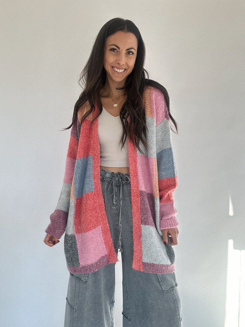 Warm Embrace Cardigan - Pink