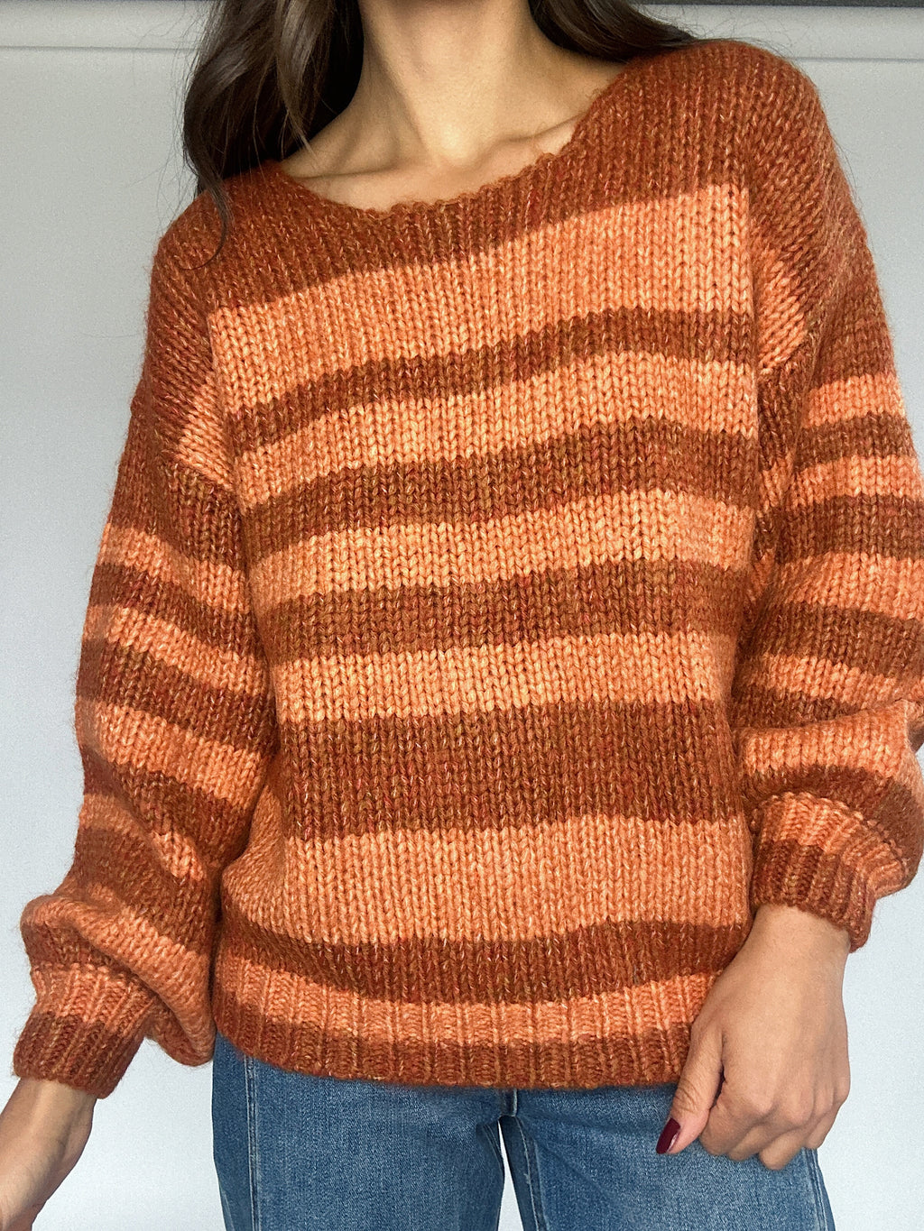 Autumn Striped Sweater