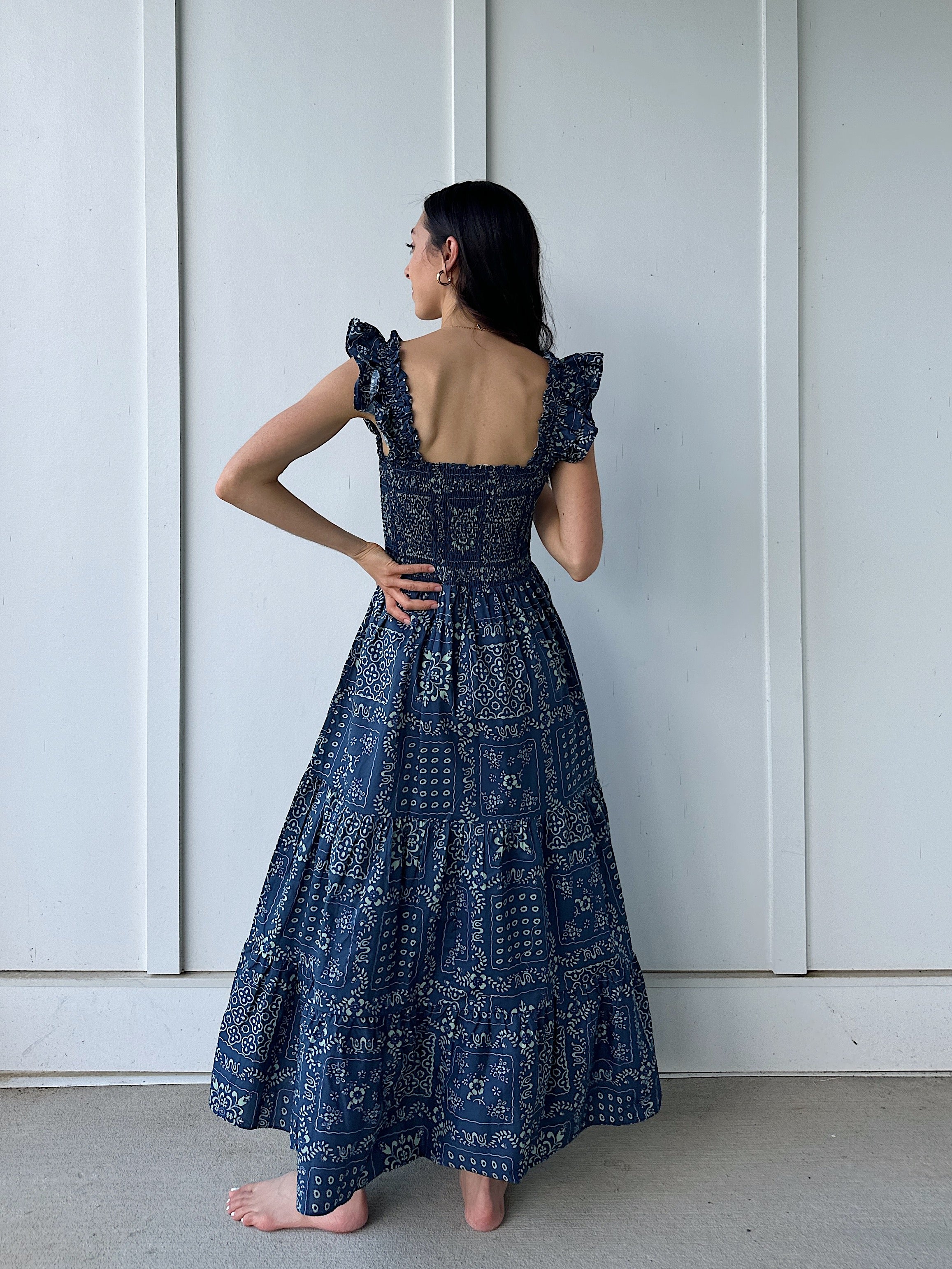 Quinnie Bandana Midi Dress