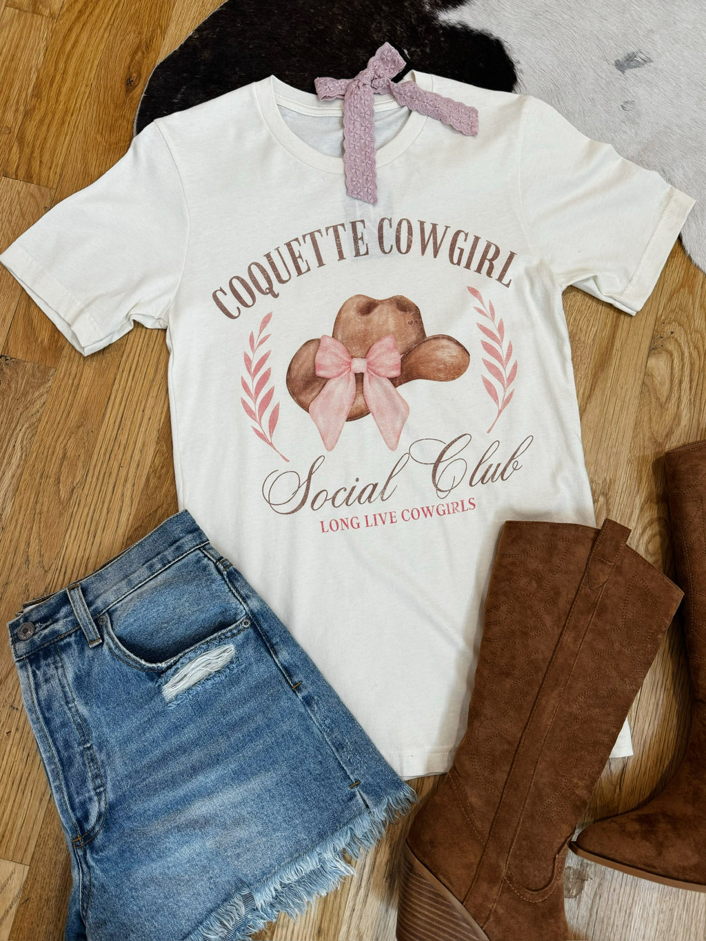 Coquette Cowgirl Social Club Tee