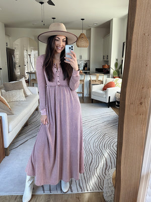 Where You Found Me Dress - Rose