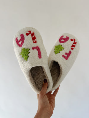 FALALALA Christmas Slippers