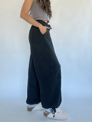 Hacci Wide Leg Jogger Pants