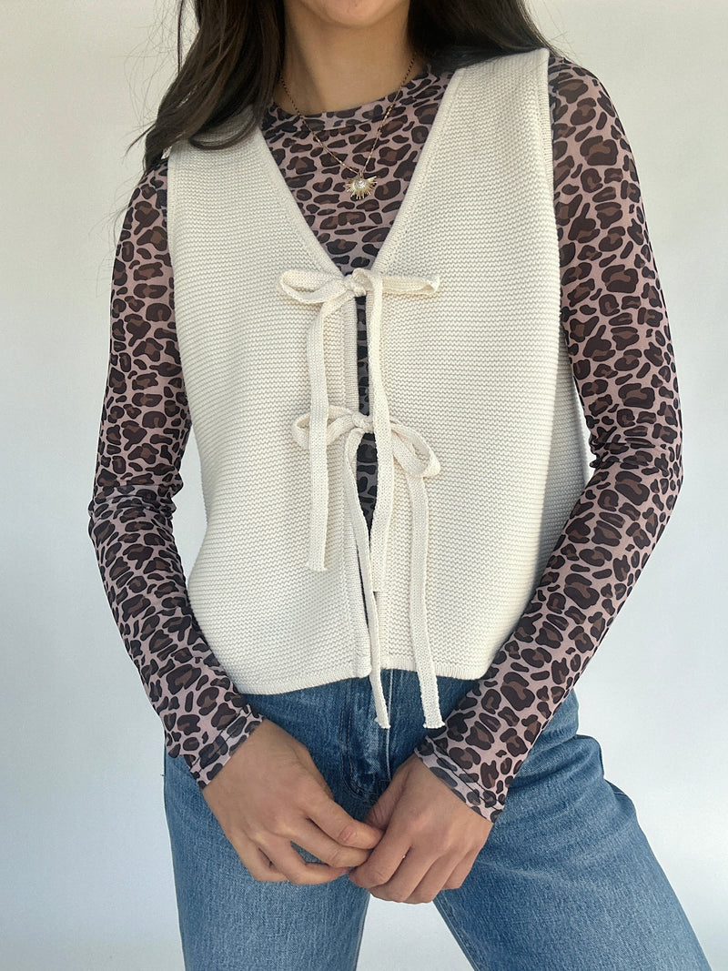 Wilde Leopard Long Sleeve Top