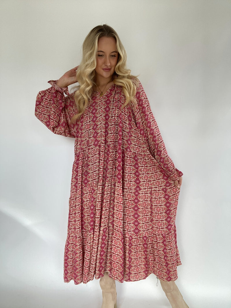 Among The Willows Dress - Pink