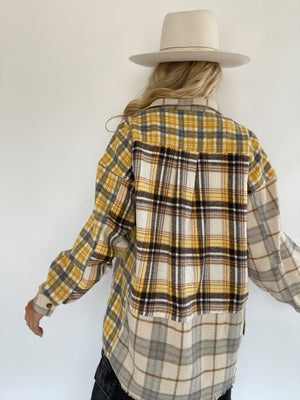 Never Better Flannel - Mustard