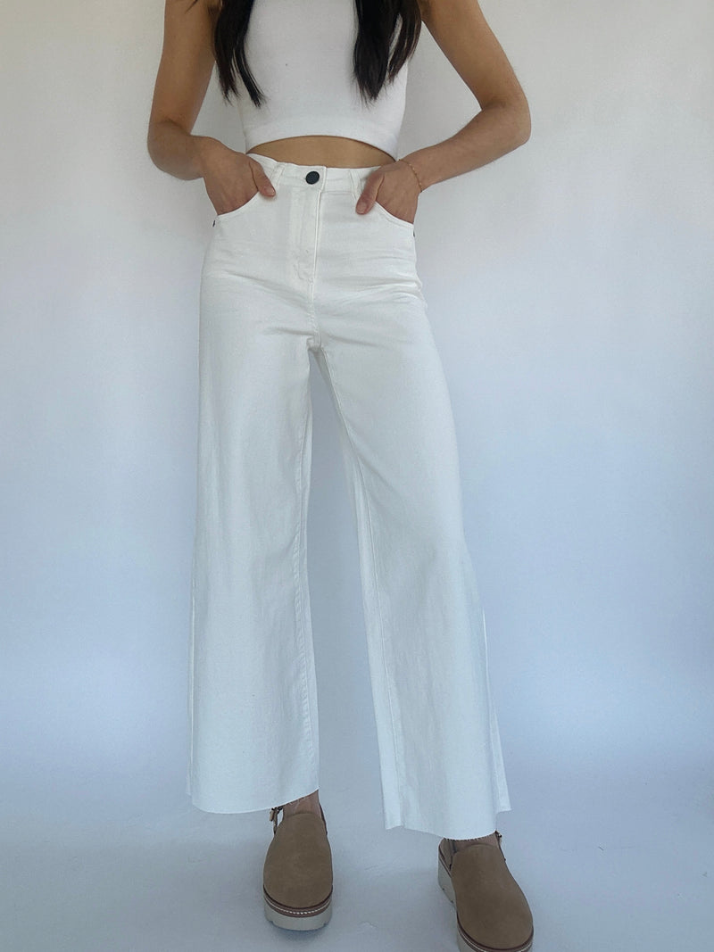 Northwest Wide Leg Pants - White