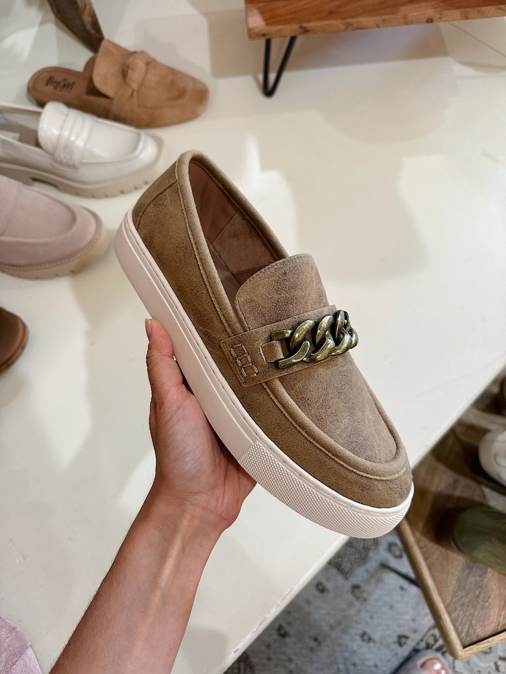 Chain Reaction Loafer - Tan