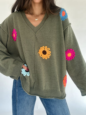 Flower Patch Sweater