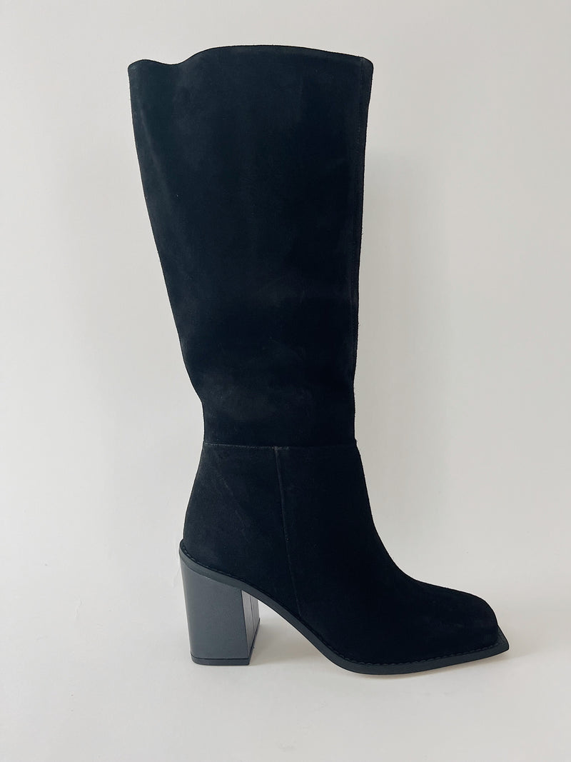 Highness Knee High Boot - Black