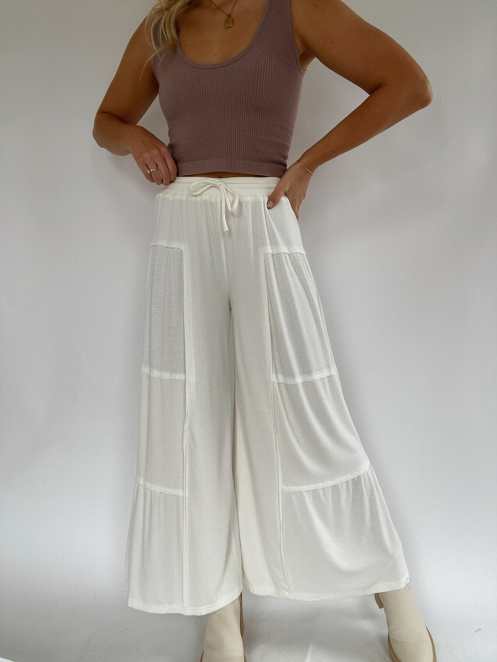 Own The Night Pants - Ivory