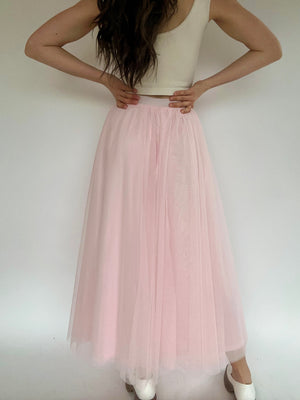Lovely Darling Tulle Skirt - Light Pink