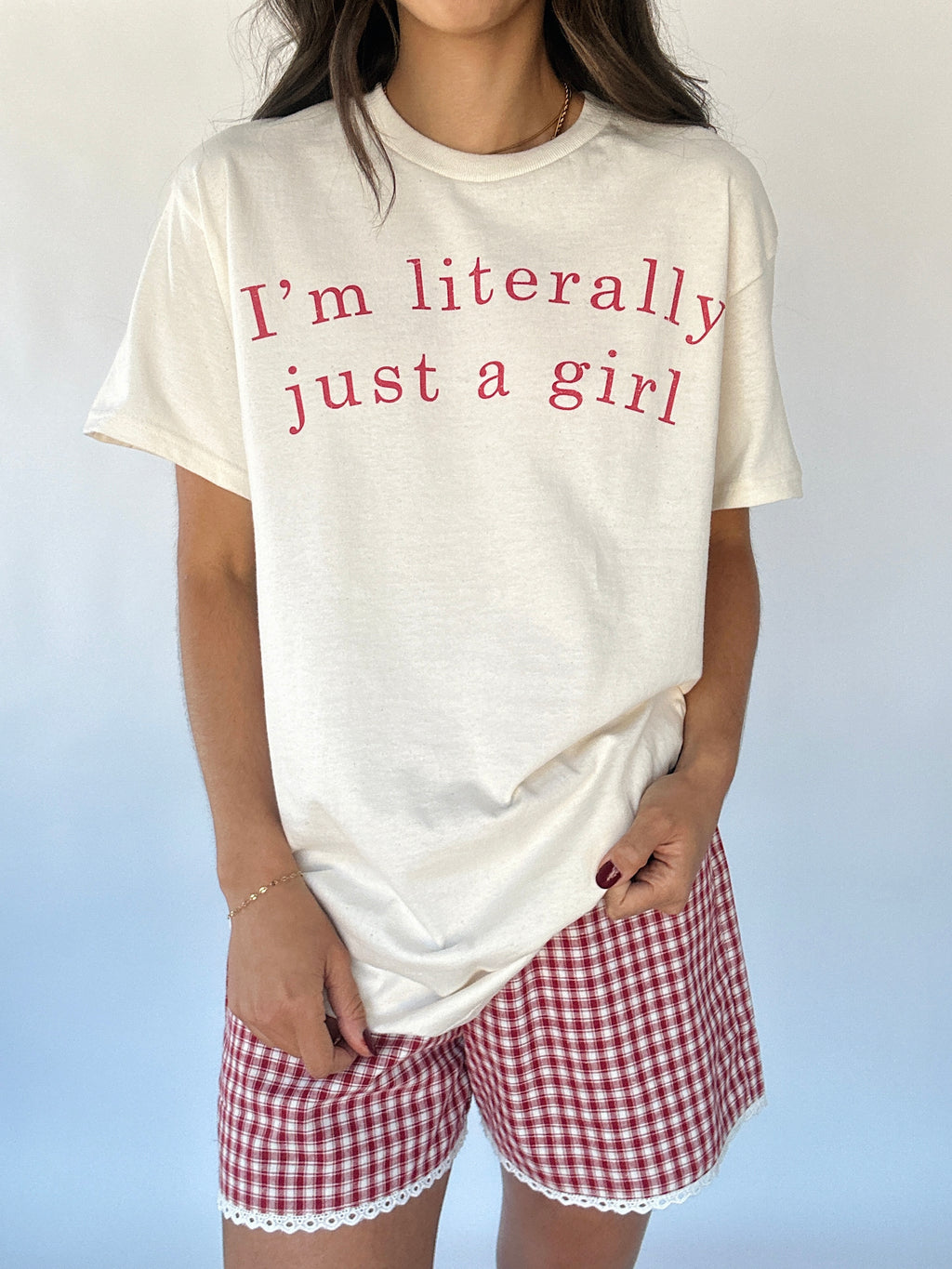 Literally Just A Girl Oversized Tee