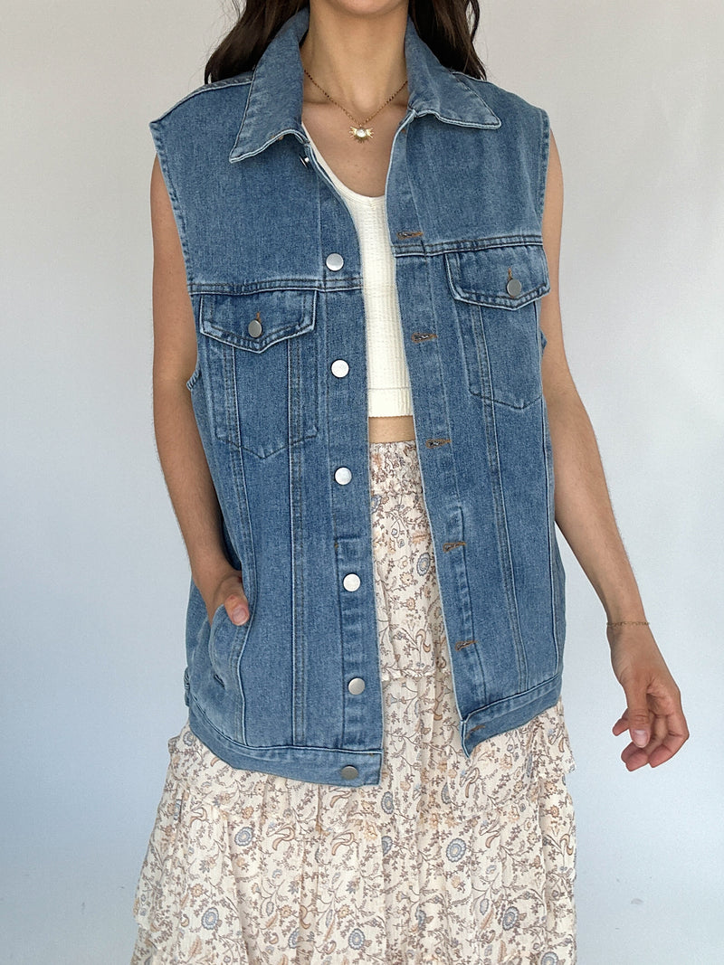 Myles Denim Vest