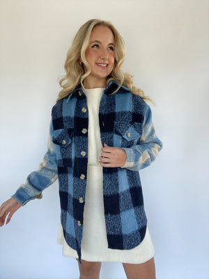 Nothing But Time Plaid Jacket
