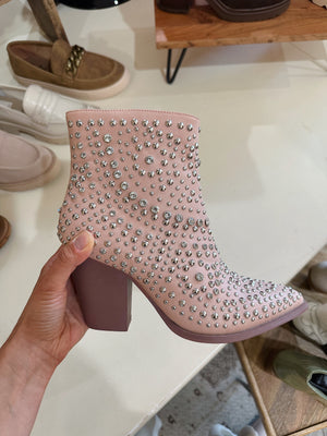 Line Dance Bootie - Blush