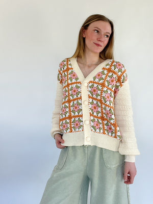 Then Again Crochet Cardigan