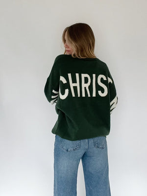 Merry Christmas Sweater - Green