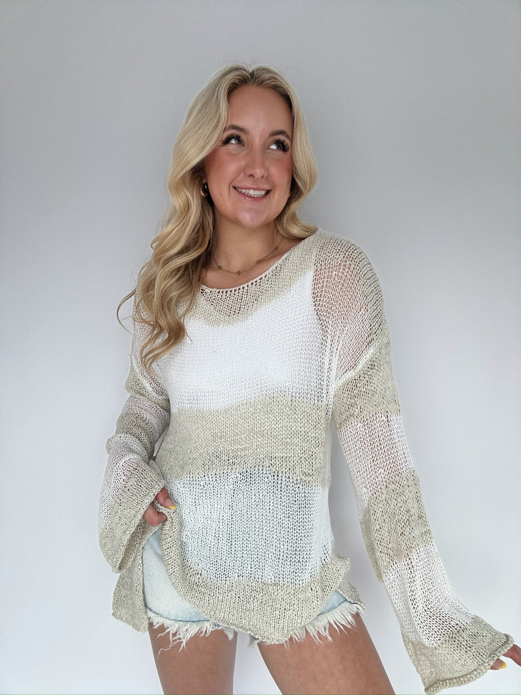 In Between Knit Top - Ivory