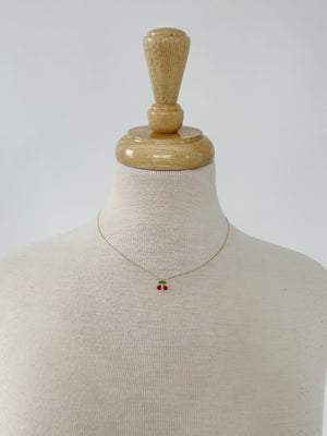 Cherry Pendant Necklace