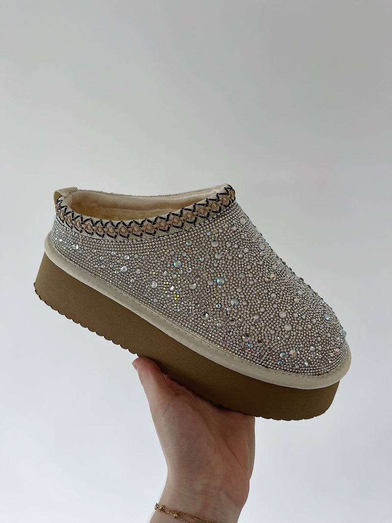 Do Not Disturb Rhinestone Slip Ons