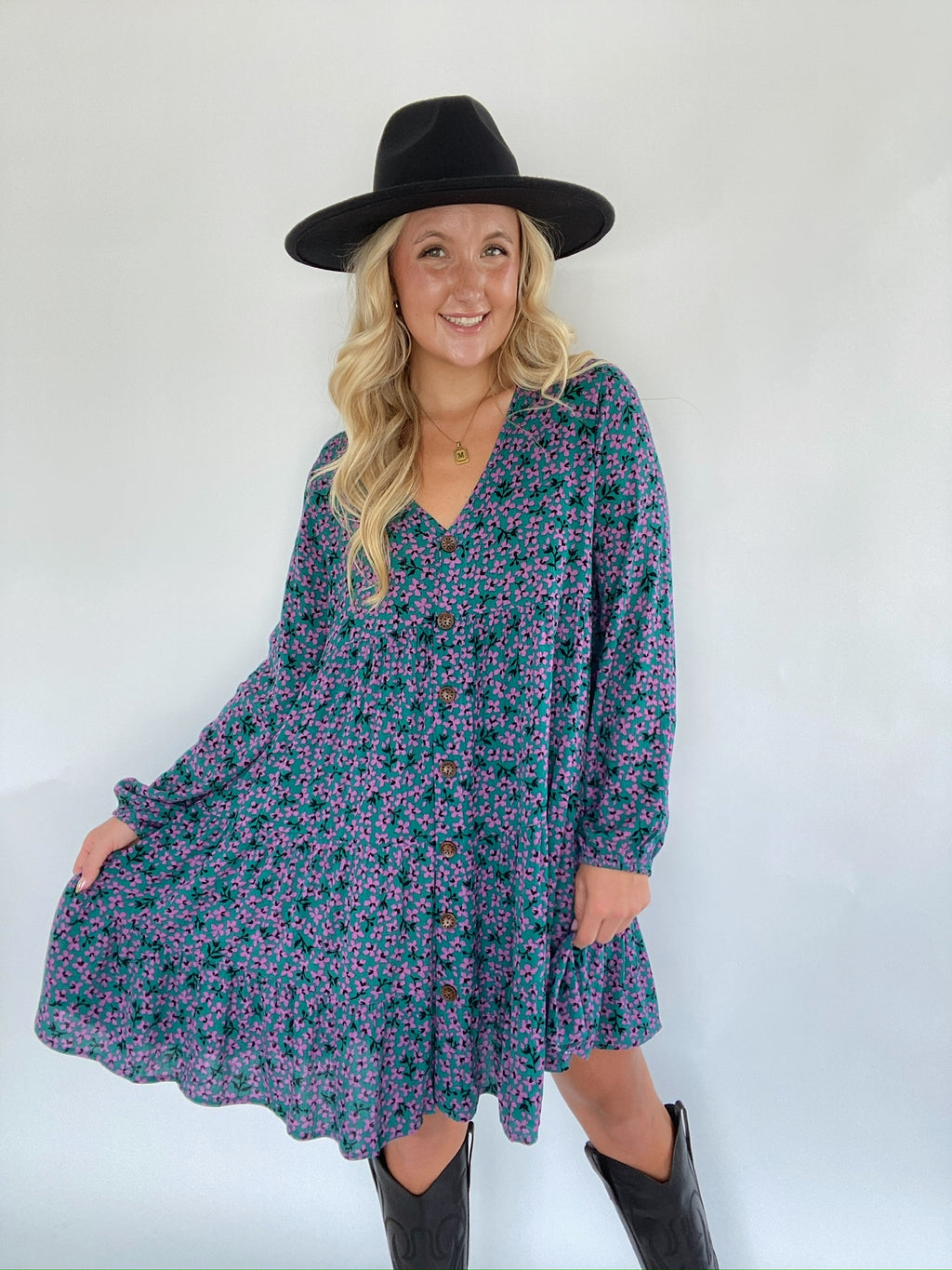 Mixed Emotions Floral Dress