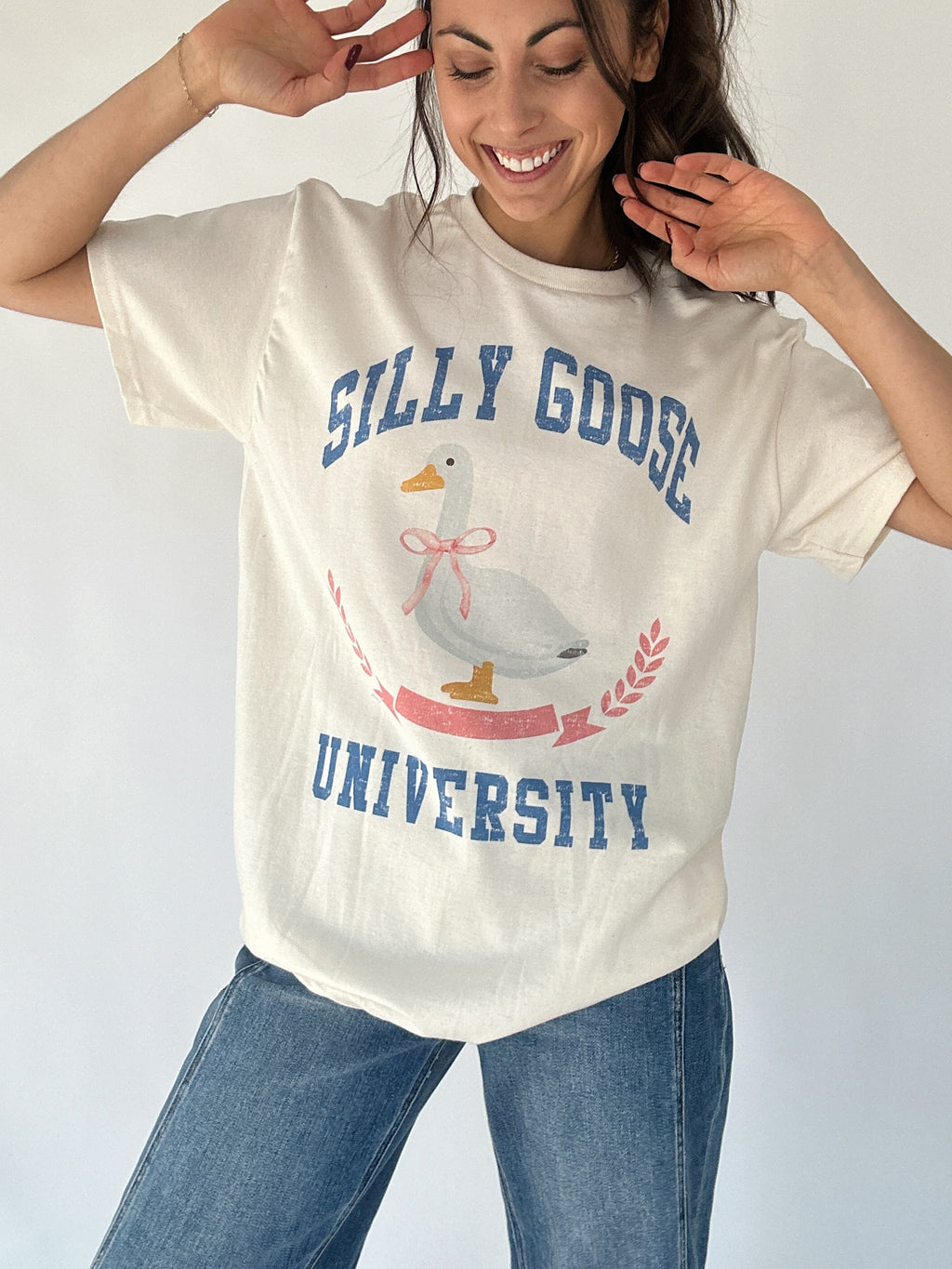 Silly Goose University Oversized Tee