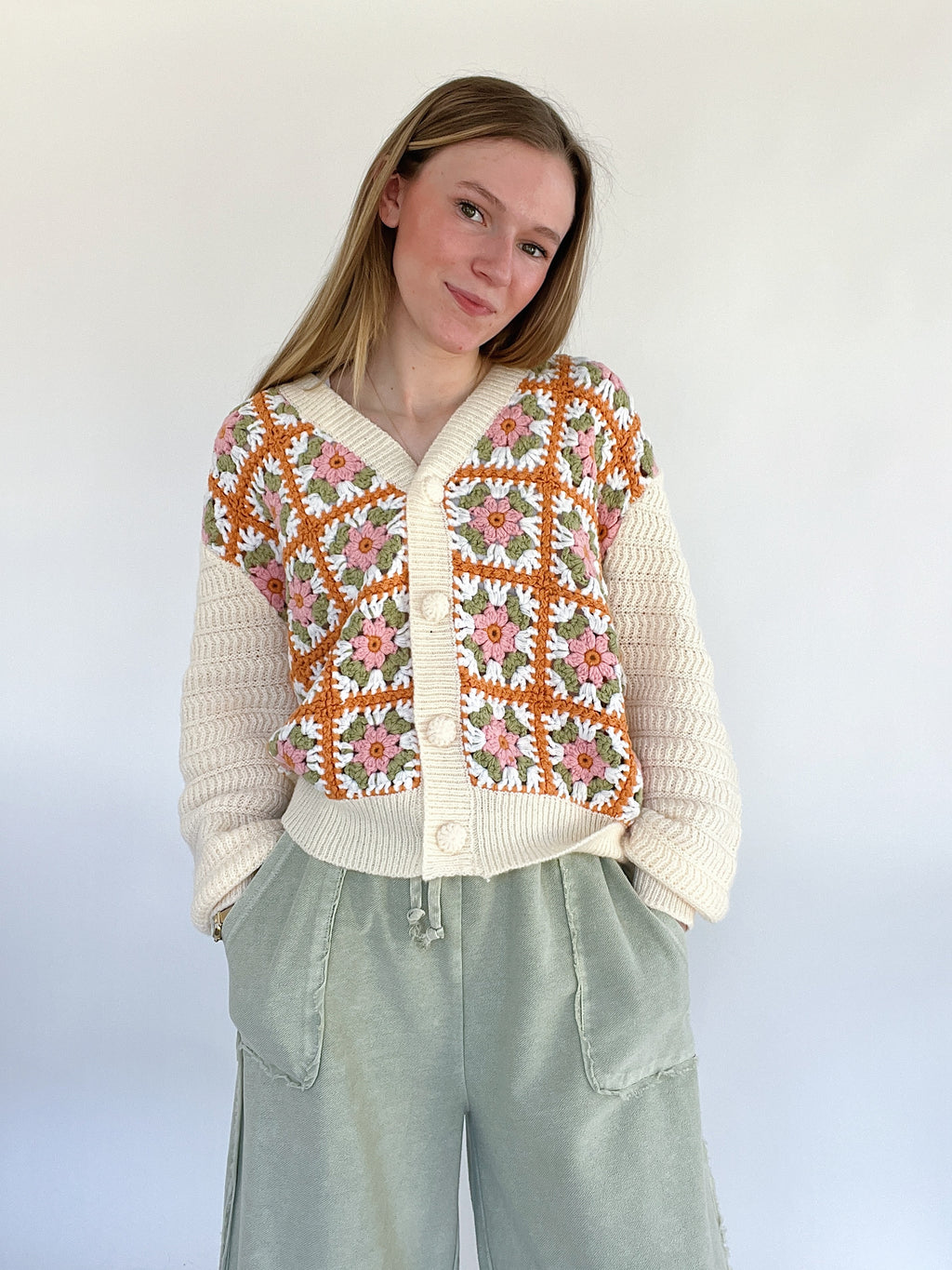 Then Again Crochet Cardigan